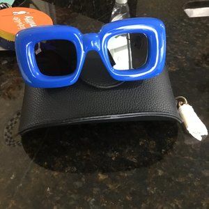 LOEWE  Inflated Square    Sunglasses  Blue New $460.00